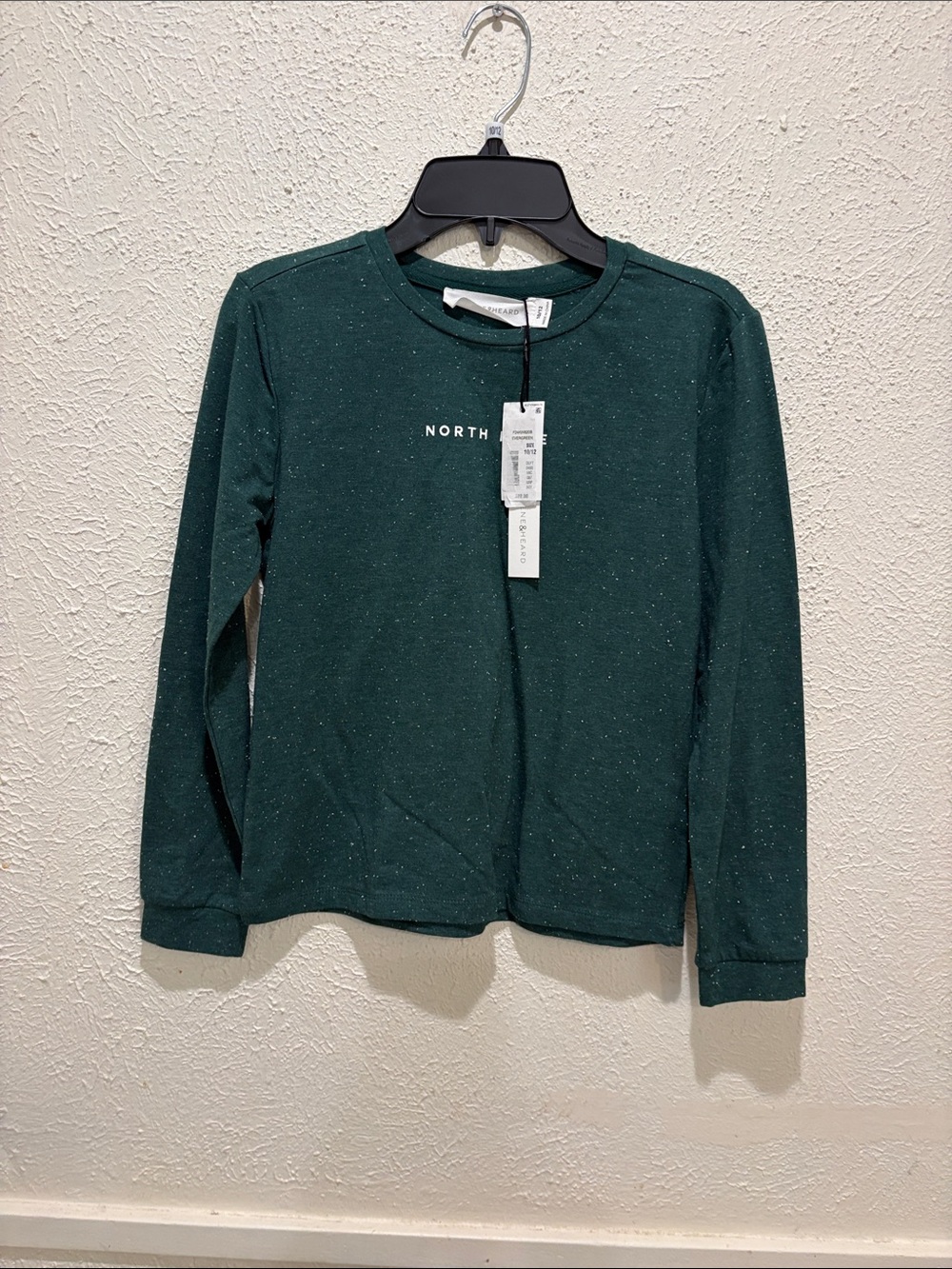Kids Long-Sleeve Tee in Forest Green by